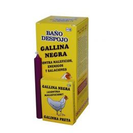 Baño Caja 250ML Gallina Negra con Vela